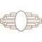 Ekena Millwork Elizabeth Wood Fretwork Pierced Ceiling Medallion, 38"W x 19"H x 10 1/2"IW x 18"IH x 3/8"T CMWP38X19X0375EBMF - alternate 1